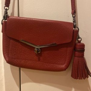 Botkier red adjustable crossbody bag